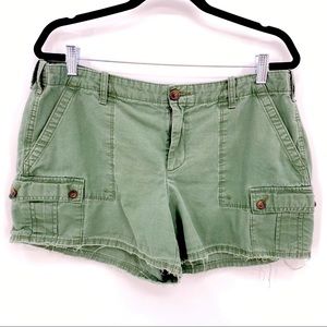 Khaki's by GAP Frayed Cargo Shorts, 12